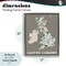 Stupell Industries Kid's Map of United Kingdom Floating Frame, design by Carla Daly